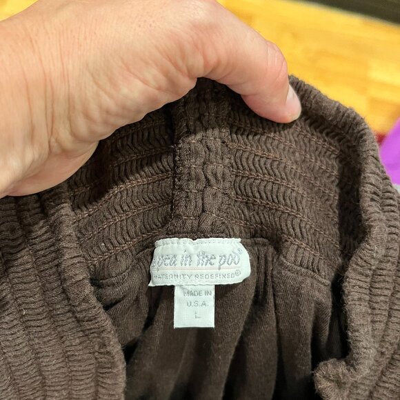 Cotton Blend Maternity Skirt - Picture 2 of 2